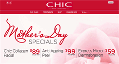 Desktop Screenshot of chicskinandlaserclinics.com.au